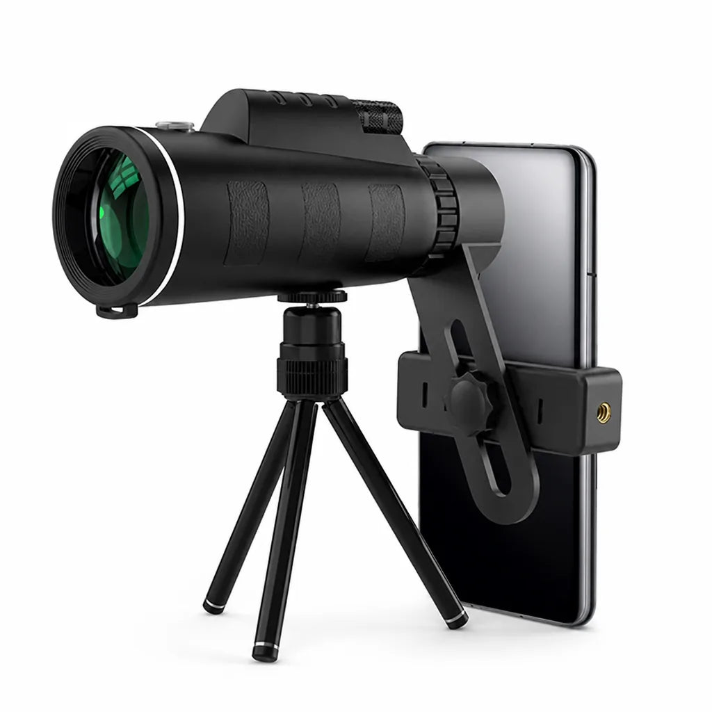 Compact Pocket-Sized Monocular Telescope for Outdoor Observation (HD Optics)