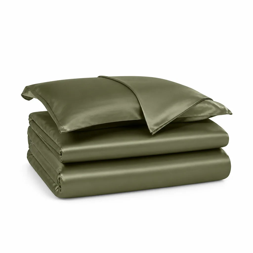 Duvet Cover Set Natural Silk Gentle Hair & Skin