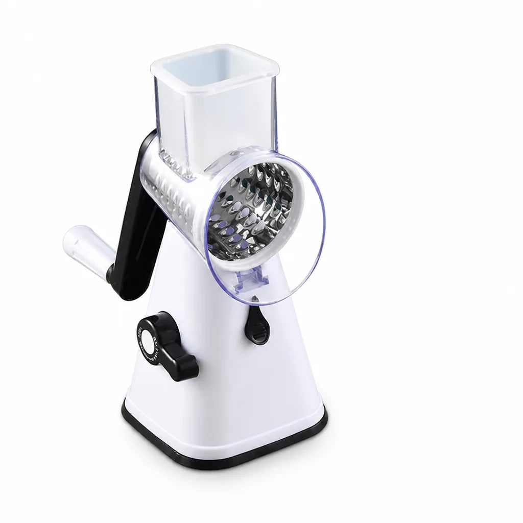 Interchangeable Drum Blades Vegetable Grater With Non-Slip Suction Base