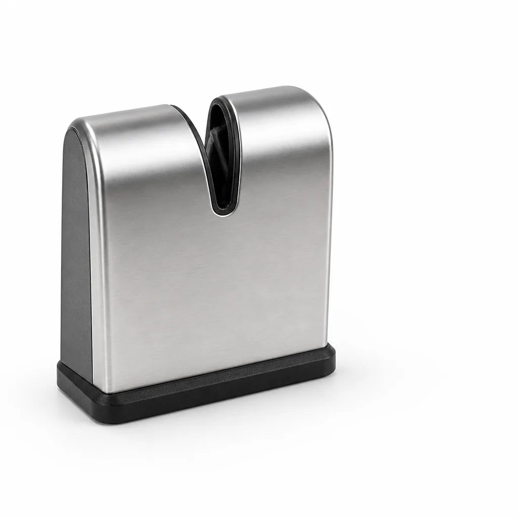 Straight and Serrated Stainless Steel Knife Sharpener
