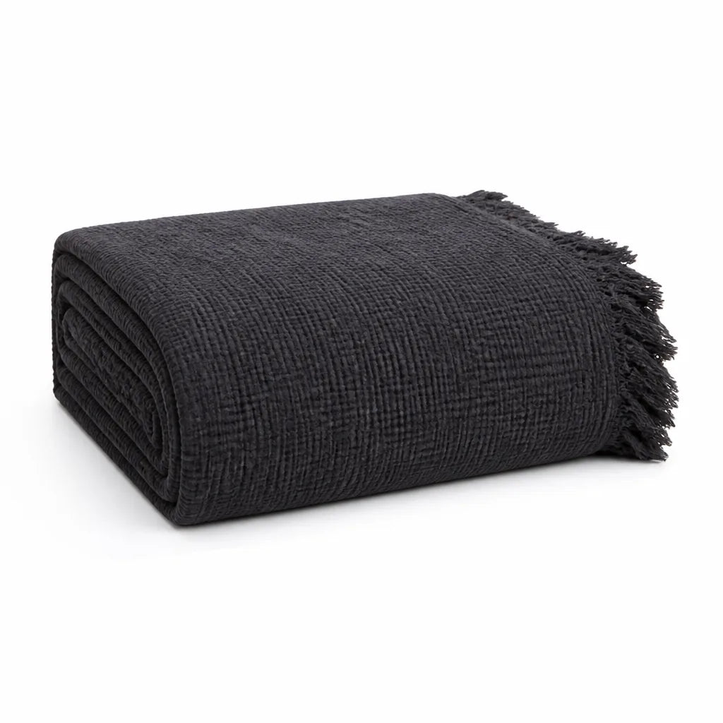 Throw Blanket Breathable Four-Layer Cotton Gauze