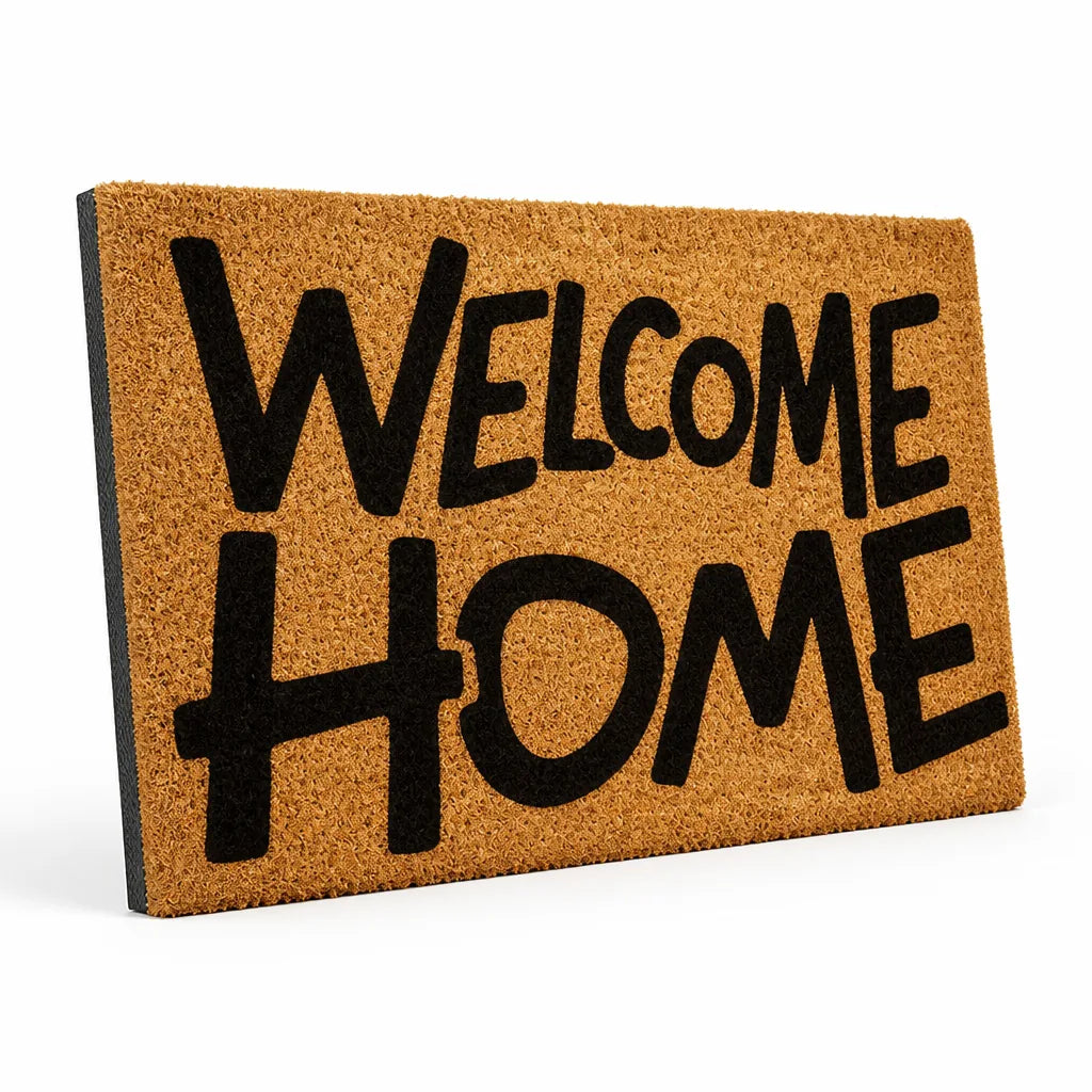 Welcome Mat Cat Silhouette Weather-Resistant & Non-Slip