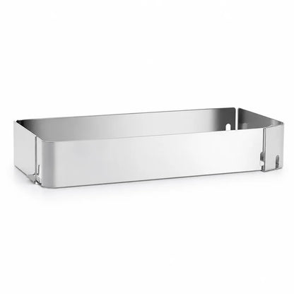 Adhesive Wall-Mounted Rust-Resistant Floating Metal Bathroom Shelf
