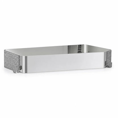 Adhesive Wall-Mounted Rust-Resistant Floating Metal Bathroom Shelf
