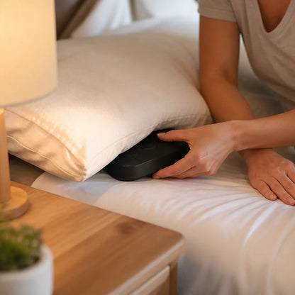 Adjustable Intensity Vibrating Alarm Clock (Silent Vibrations, Under-Pillow Use)