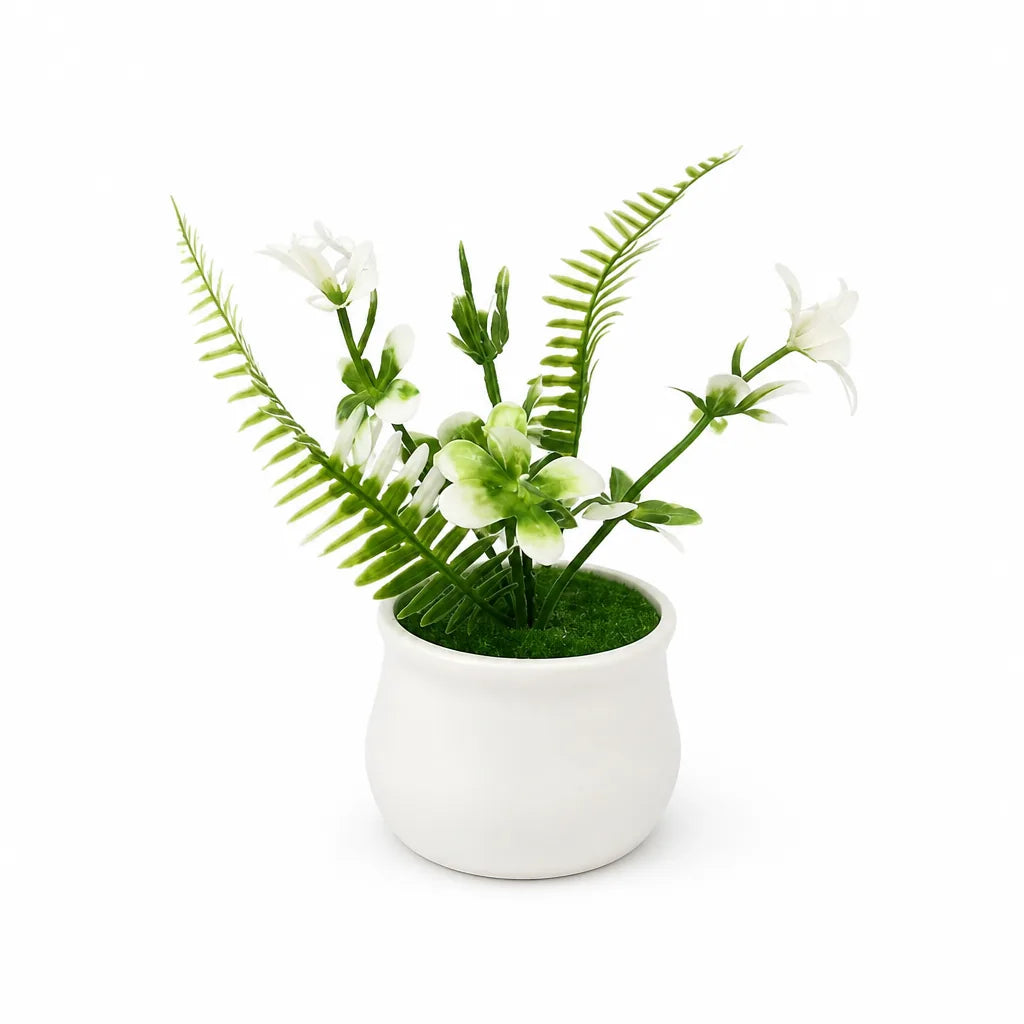 Artificial Flower Arrangement Lifelike Fade-Resistant Tabletop