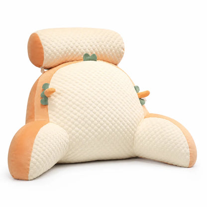 Back Support Pillow Mouldable Lumbar Support & Armrests