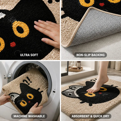 Bath Mat Plush Ultra-Soft Non-Slip Machine Washable