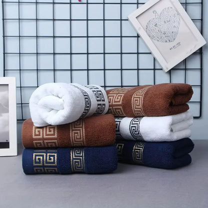 Bath Towel Set Cotton Terry Weave High Absorbency