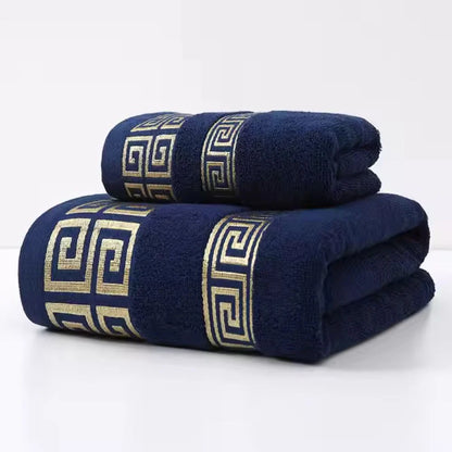 Bath Towel Set Cotton Terry Weave High Absorbency