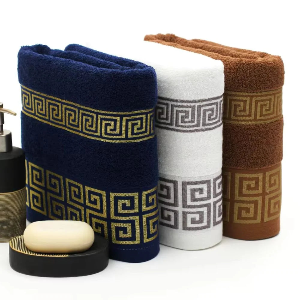 Bath Towel Set Cotton Terry Weave High Absorbency