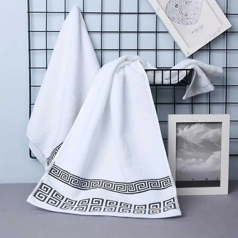 Bath Towel Set Cotton Terry Weave High Absorbency