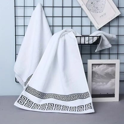 Bath Towel Set Cotton Terry Weave High Absorbency