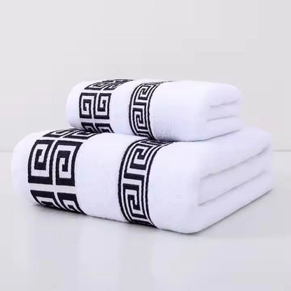 Bath Towel Set Cotton Terry Weave High Absorbency