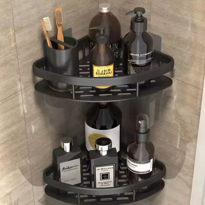 Bathroom Corner Shelf Rust-Resistant Aluminum No-Drill Self-Adhesive