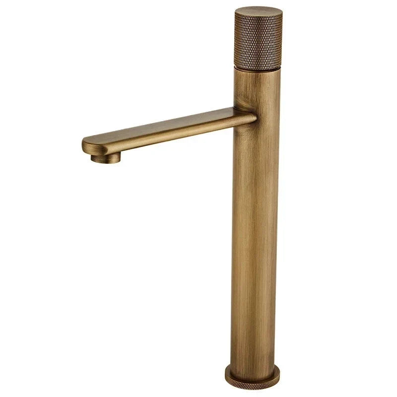 Bathroom Faucet Antique Bronze Single-Handle Ceramic Valve