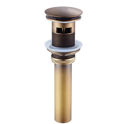 Bathroom Faucet Antique Bronze Single-Handle Ceramic Valve