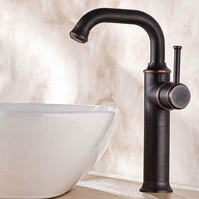 Bathroom Faucet Single-Handle Drip-Free Built-In Filter