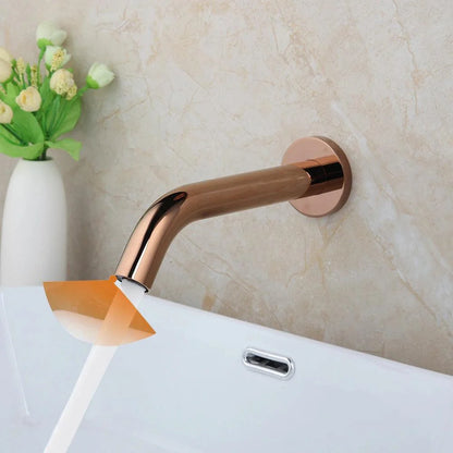 Bathroom Faucet Touchless Wall-Mounted Brass Body & Ceramic Valve