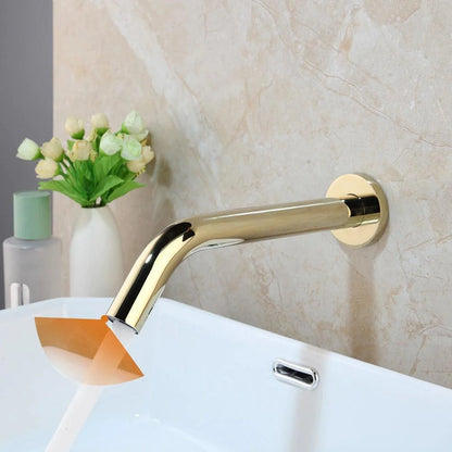 Bathroom Faucet Touchless Wall-Mounted Brass Body & Ceramic Valve
