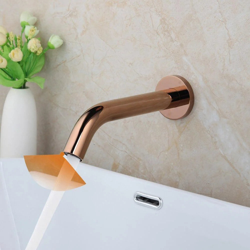 Bathroom Faucet Touchless Wall-Mounted Brass Body & Ceramic Valve