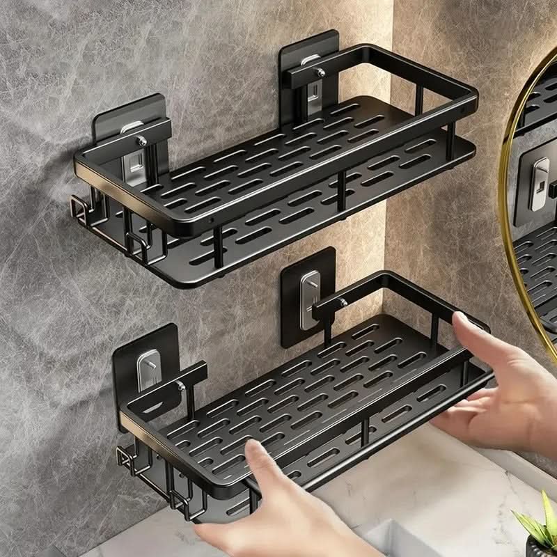 Bathroom Shelf Self-Adhesive Stainless Steel 11 lb