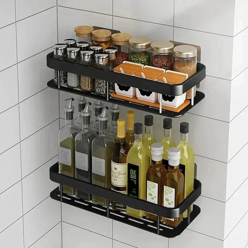 Bathroom Shelf Self-Adhesive Stainless Steel 11 lb