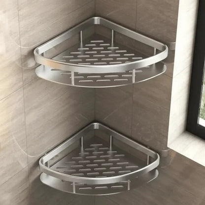 Bathroom Shelf Self-Adhesive Stainless Steel 11 lb
