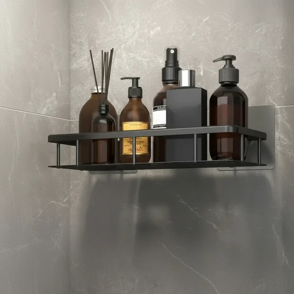 Bathroom Shelf Self-Adhesive Stainless Steel 11 lb