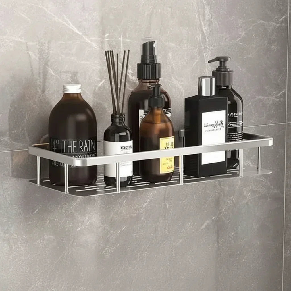 Bathroom Shelf Self-Adhesive Stainless Steel 11 lb