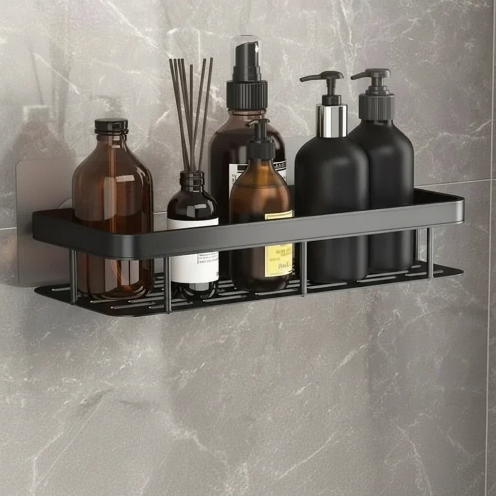 Bathroom Shelf Self-Adhesive Stainless Steel 11 lb