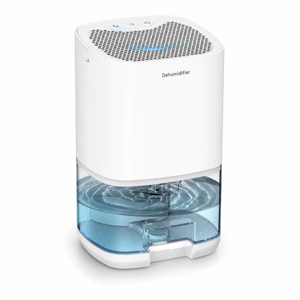 Bedroom Dehumidifier & Air Purifier Quiet Auto Shut-Off