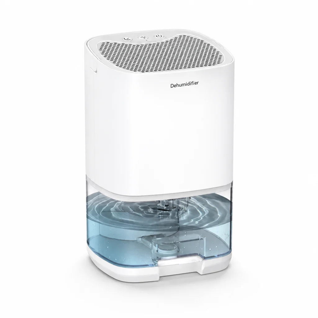 Bedroom Dehumidifier & Air Purifier Quiet Auto Shut-Off