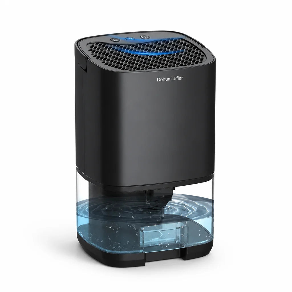 Bedroom Dehumidifier & Air Purifier Quiet Auto Shut-Off