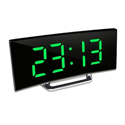 Bedside Alarm Clock Auto-Dimming Large LED Digits USB