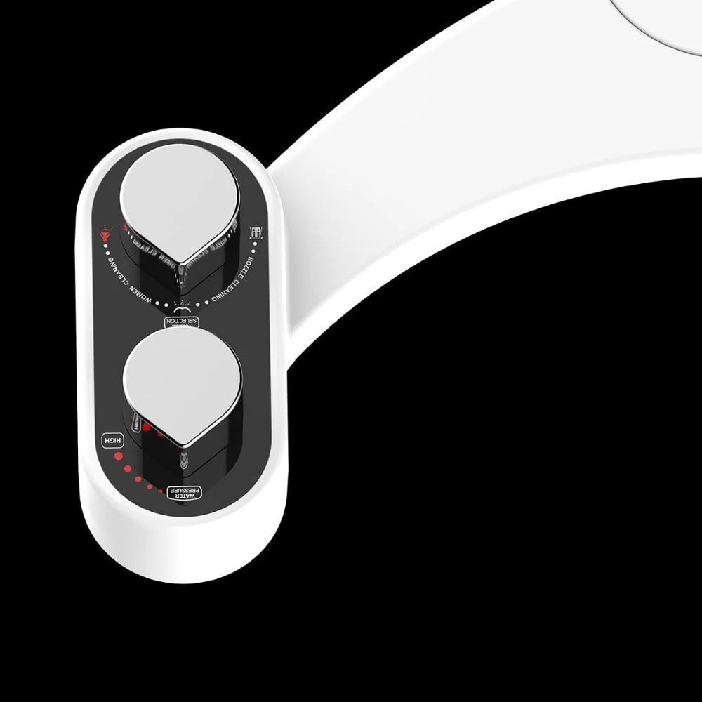 Bidet Attachment Dual Nozzles Self-Cleaning Hot & Cold Option