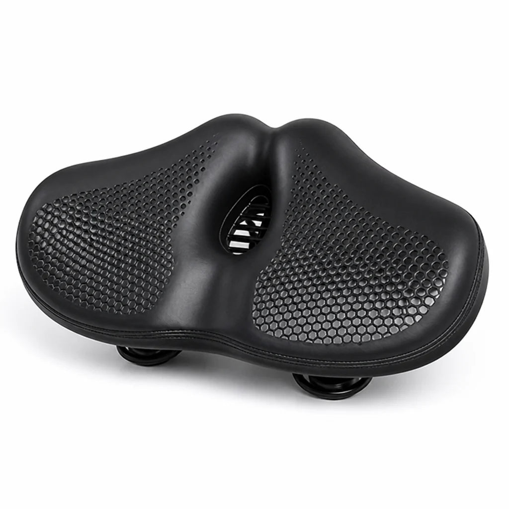Bike Seat Noseless Extra Wide Double Springs