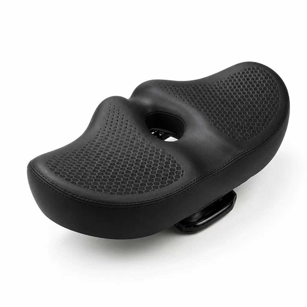 Bike Seat Noseless Extra Wide Double Springs