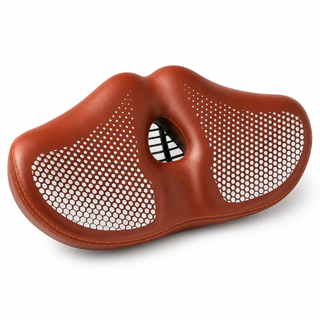 Bike Seat Noseless Extra Wide Double Springs