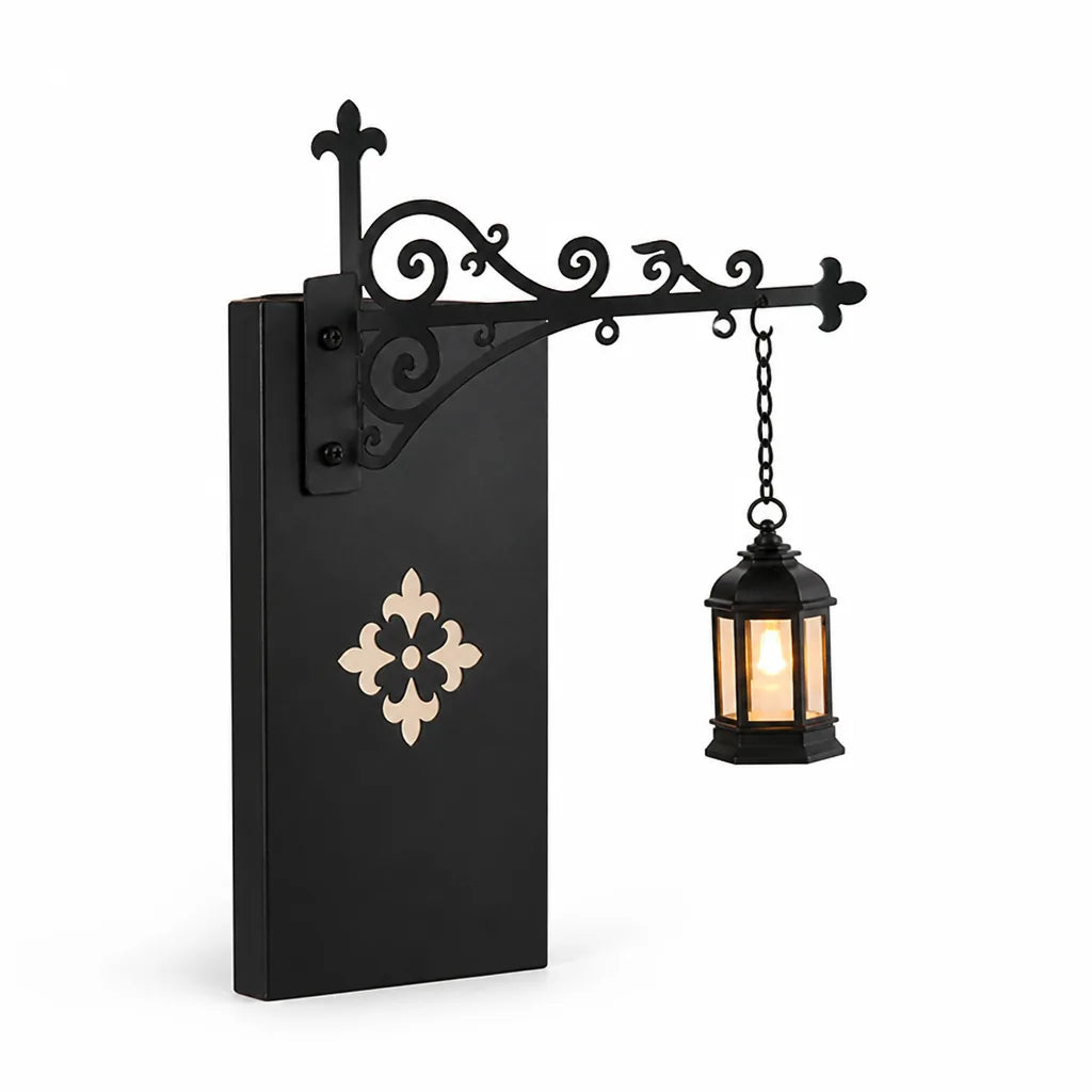 Bookshelf Light Slim Wrought-Iron Slide-In Cordless Batteries Included