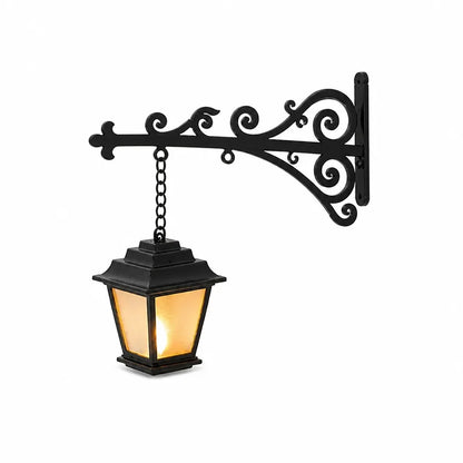 Bookshelf Light Slim Wrought-Iron Slide-In Cordless Batteries Included