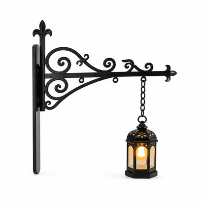 Bookshelf Light Slim Wrought-Iron Slide-In Cordless Batteries Included