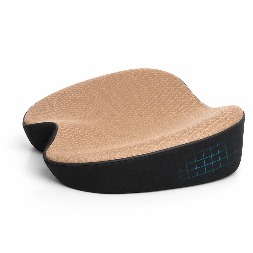 Car Seat Cushion Memory Foam Raises Seat 3.5 Inch