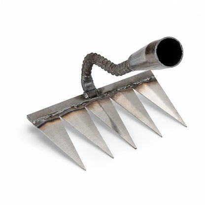 Carbon Steel Garden Weeder Rake (Soil Loosening & Seedbed Preparation)