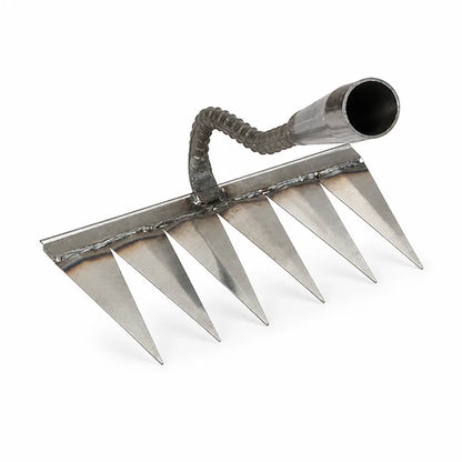Carbon Steel Garden Weeder Rake (Soil Loosening & Seedbed Preparation)