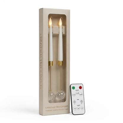 Christmas Tree Candles Flameless Remote Control Timer & Dimming