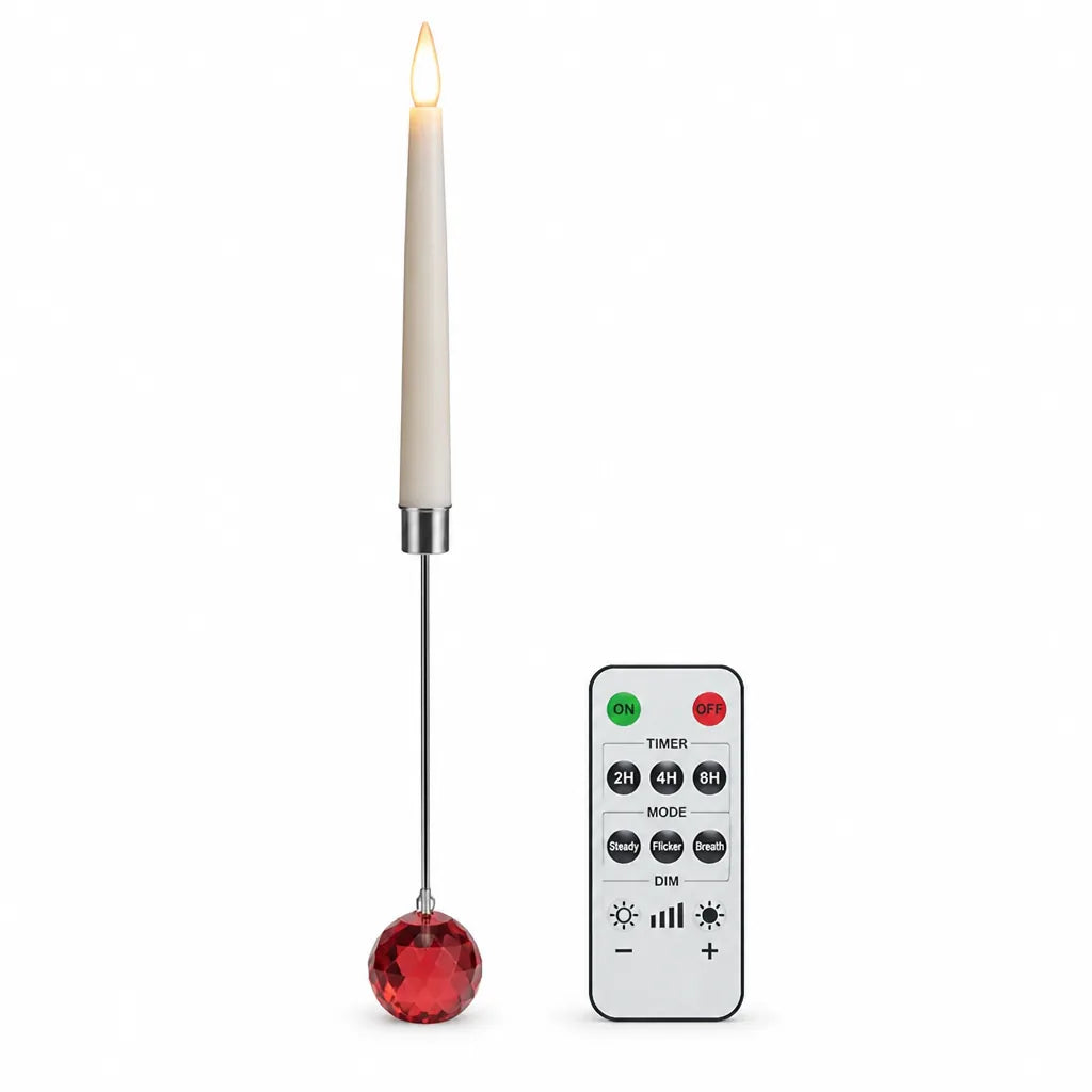 Christmas Tree Candles Flameless Remote Control Timer & Dimming