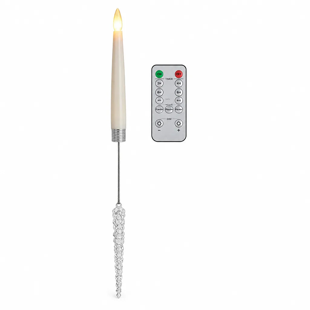 Christmas Tree Candles Flameless Remote Control Timer & Dimming