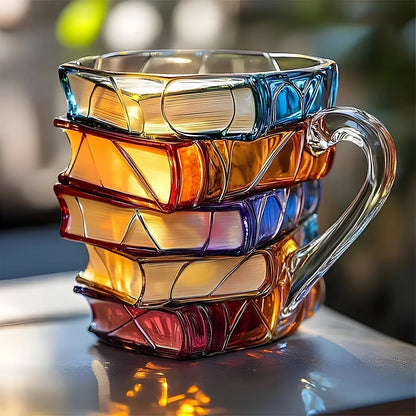 Coffee Mug 3D Handcrafted Book-Spine Microwave & Dishwasher Safe