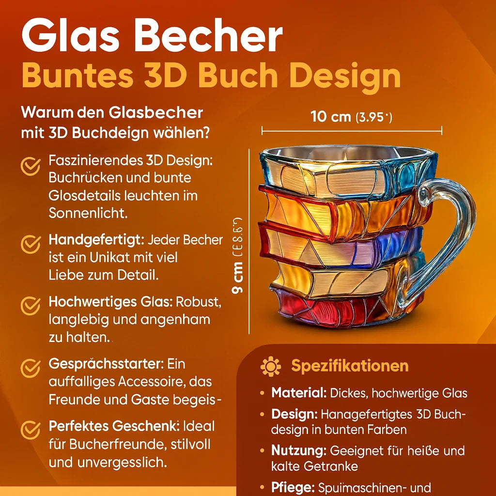 Coffee Mug 3D Handcrafted Book-Spine Microwave & Dishwasher Safe